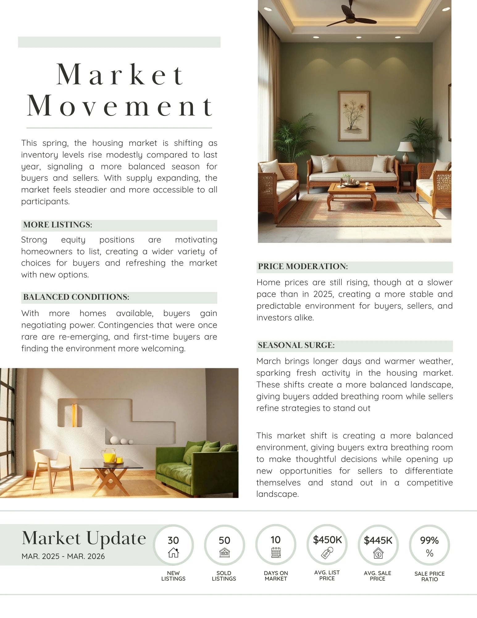 Detailed market insights page.