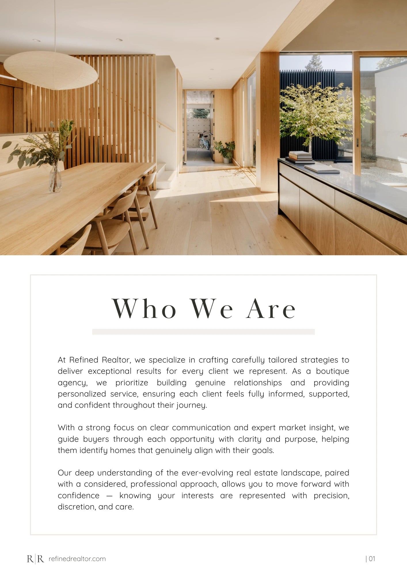 A considered overview of who we are.