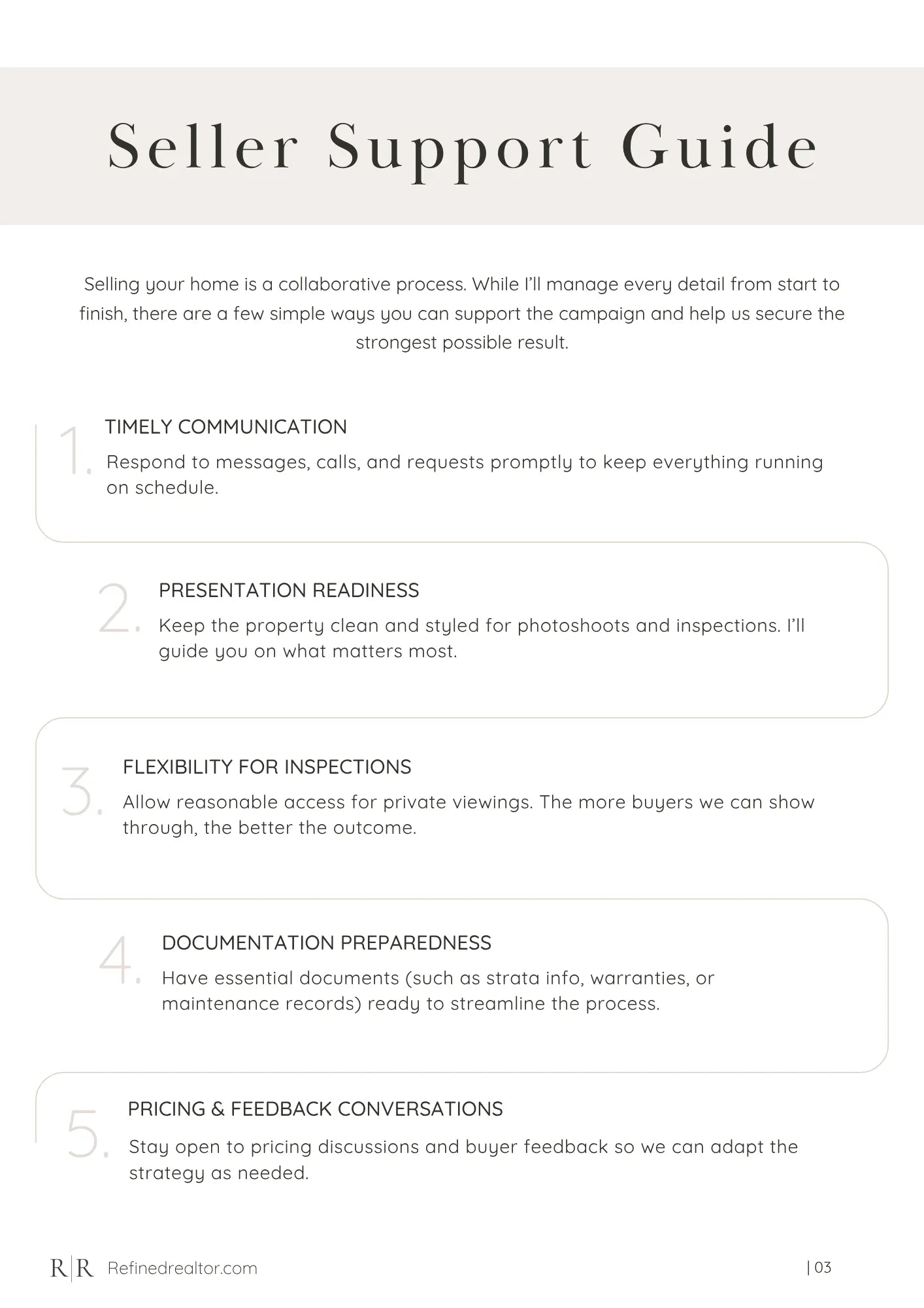 Simple steps to support strong results.