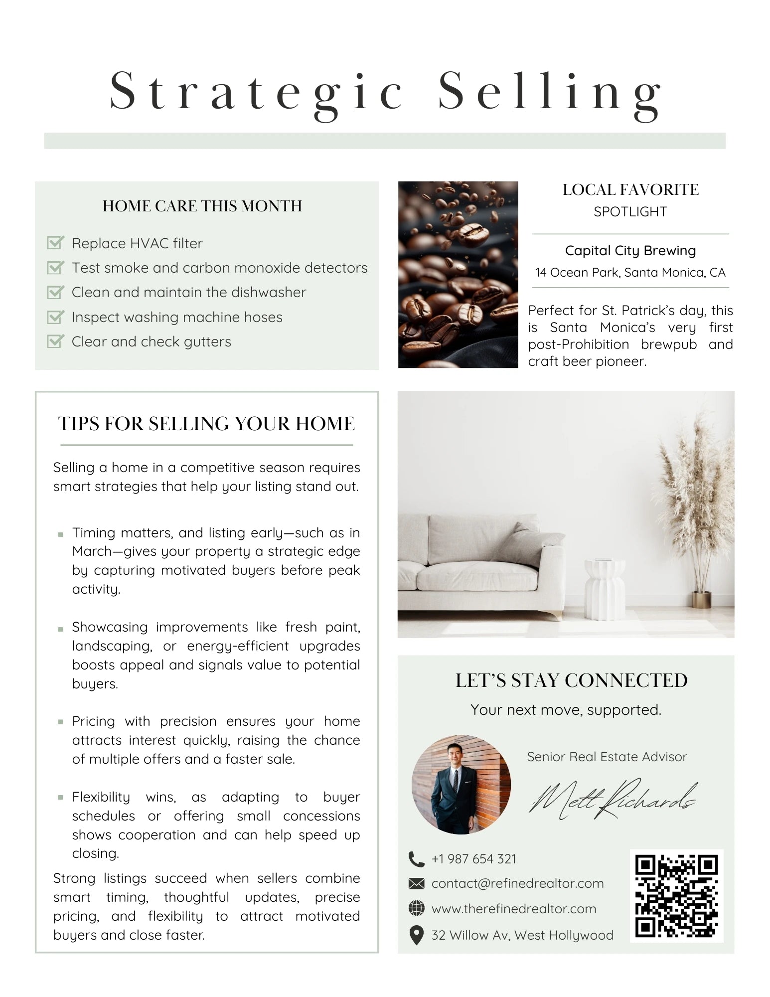 Conclusive back cover with your contact info.